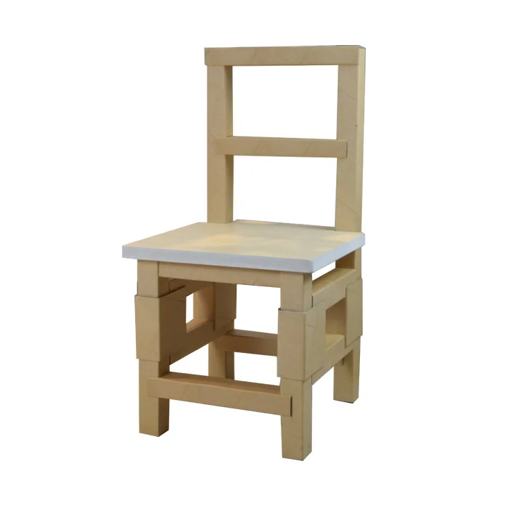 Creative Paper Stools Waterproof Children's Chairs Paper Furniture Simple Children's Learning Chairs Kids Furniture