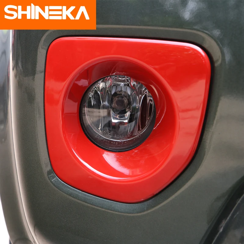 Najtaniej SHINEKA naklejki samochodowe dla suzuki jimny 2007 2017 abs samochód przednie światło przeciwmgielne światło główne pokrywa ochronna naklejki dla suzuki jimny