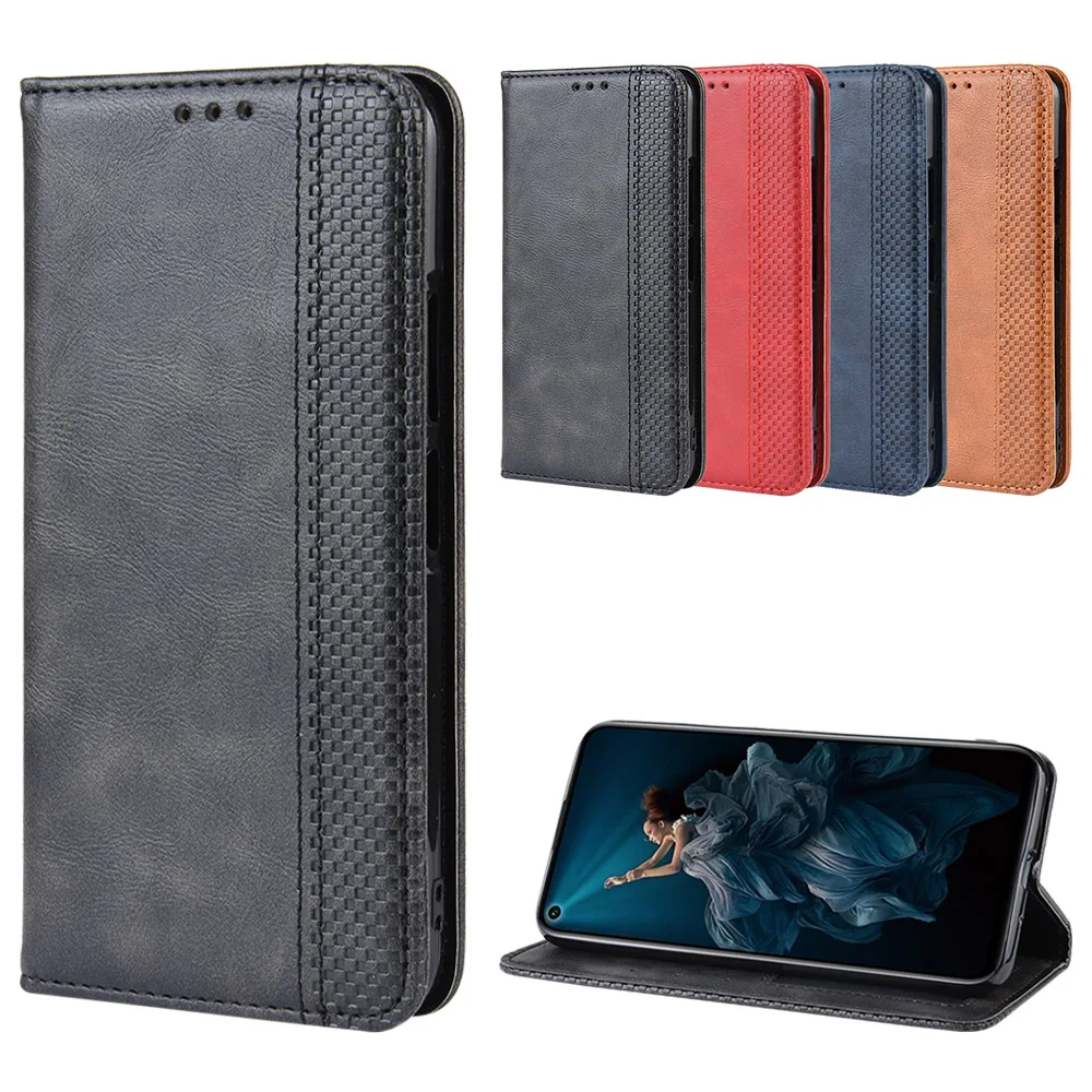 

Leather Phone Case For Huawei Nova 5i 4 4e Vintage Wallet Flip Cover Capa For Huawei P Smart Z Y5 Y9 Y7 Prime 2019 Card Slot Bag