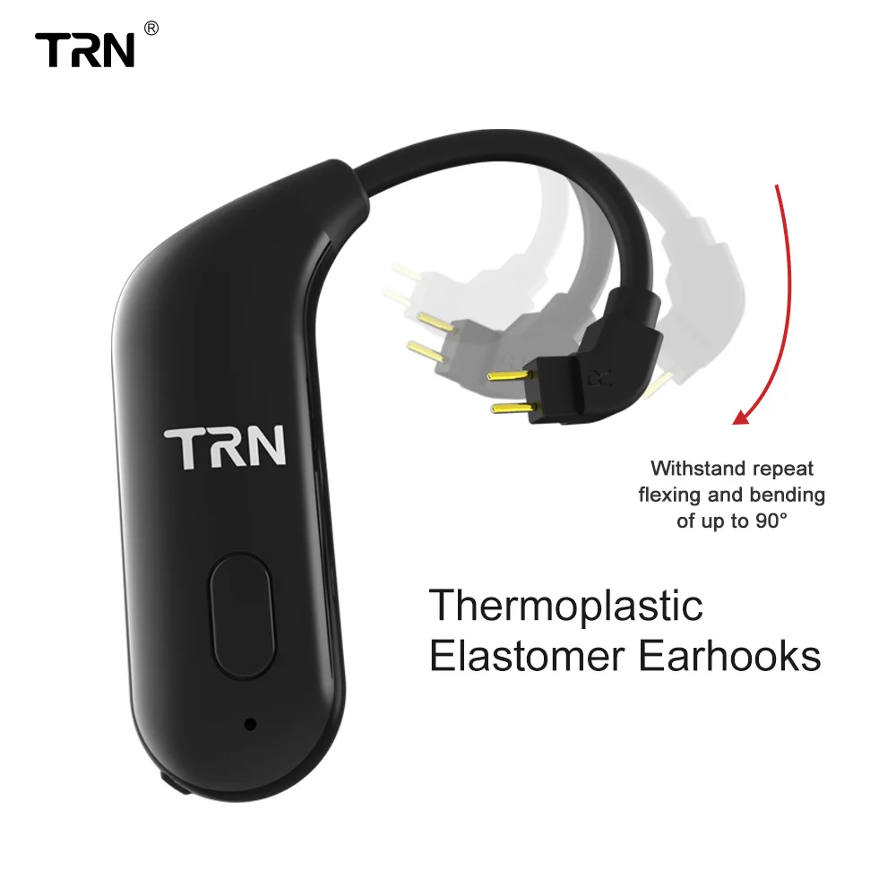 TRN BT20 Bluetooth V5.0 ушной крючок MMCX/2Pin разъем для наушников адаптер SE535 ZS10/AS10/BA10/ZSN