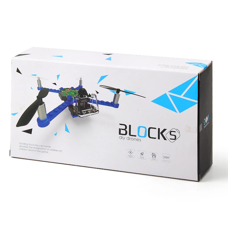 EBOYU(TM) X-101 DIY Drone Building Blocks 2.4GHz Remote Control Drone, Build it Yourself and Fly, 48 Pieces EBOYU(TM) X-101 DIY Drone Building Blocks 2.4GHz Remote Control Drone, Build it Yourself and Fly, 48 Pieces