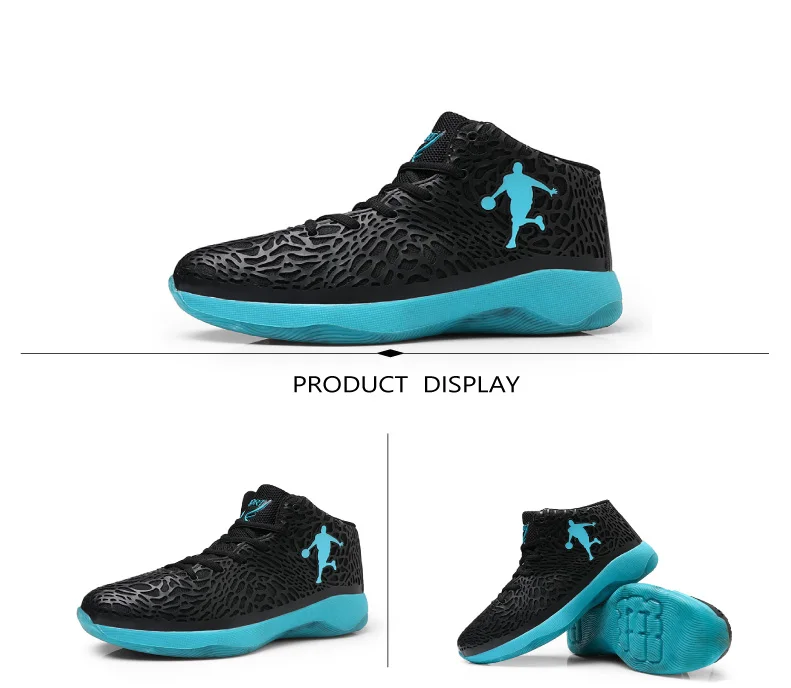 Man Light Jordan Basketball Shoes Breathable Anti-slip Basketball Sneakers Men Lace-up Sports Gym Ankle Boots Shoes Basket Homme (7)