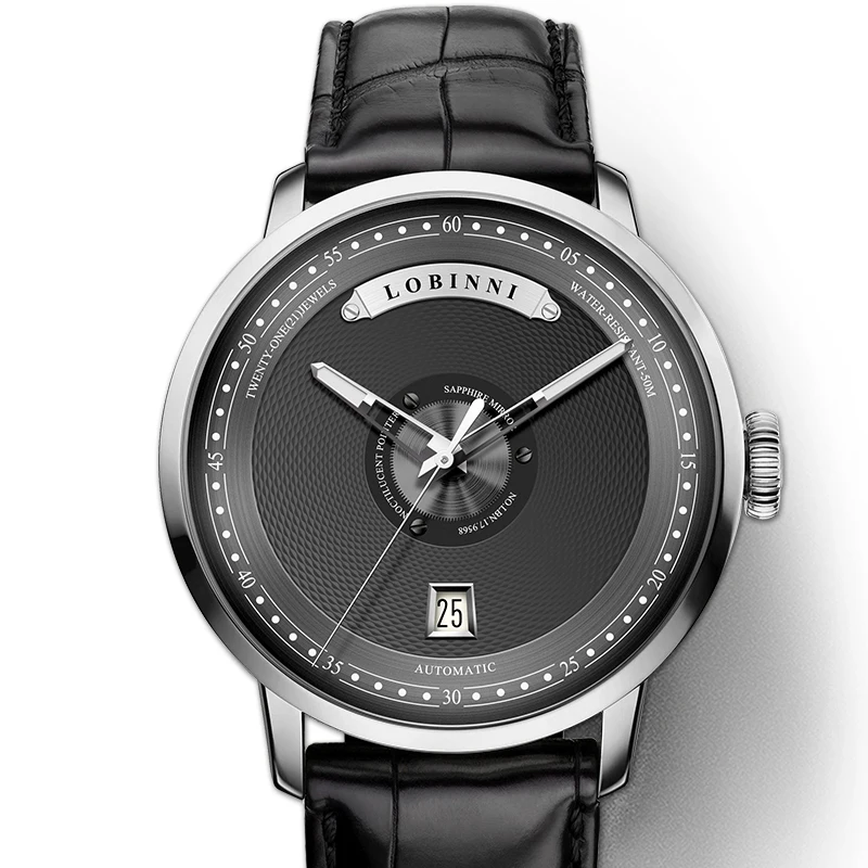 

New Switzerland LOBINNI Men Watch Luxury Brand Japan MIYOTA Auto Mechanical MOVT Men's Watches Sapphire Genuine Relogio L16050-2