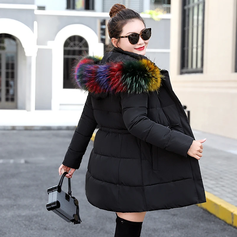 

2019 new Winter Jacket Women's New Fashion Brand Warm Thick Outwear Coat Women Jackets Parka Female Cotton Coats