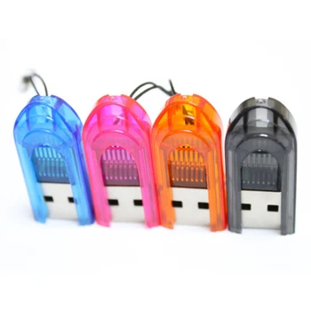 

1Pc Portable Mini USB 2.0 Micro SD TF T-Flash Memory Card Reader Adapter Flash Drive