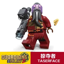 60 шт. 0267 гардиенс de la Galaxy 2 Дракс Le прослужит fusee Ратон laveur Etoiles-Сеньора блоков де строительства Pour enfants cad