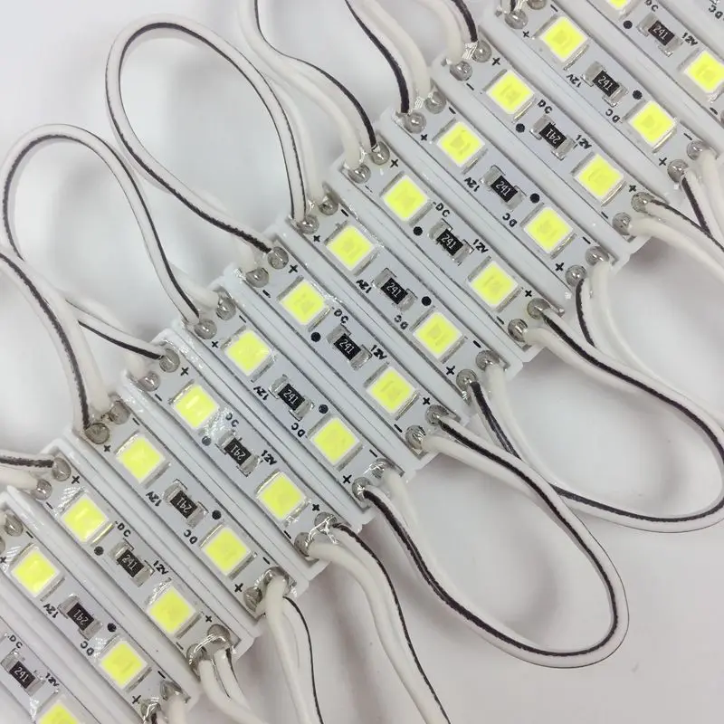 

100pcs/lot DC12V LED Module 4040 2LED Waterproof LED Sign Super Bright Lighting Cool White color mini led strips for backlight