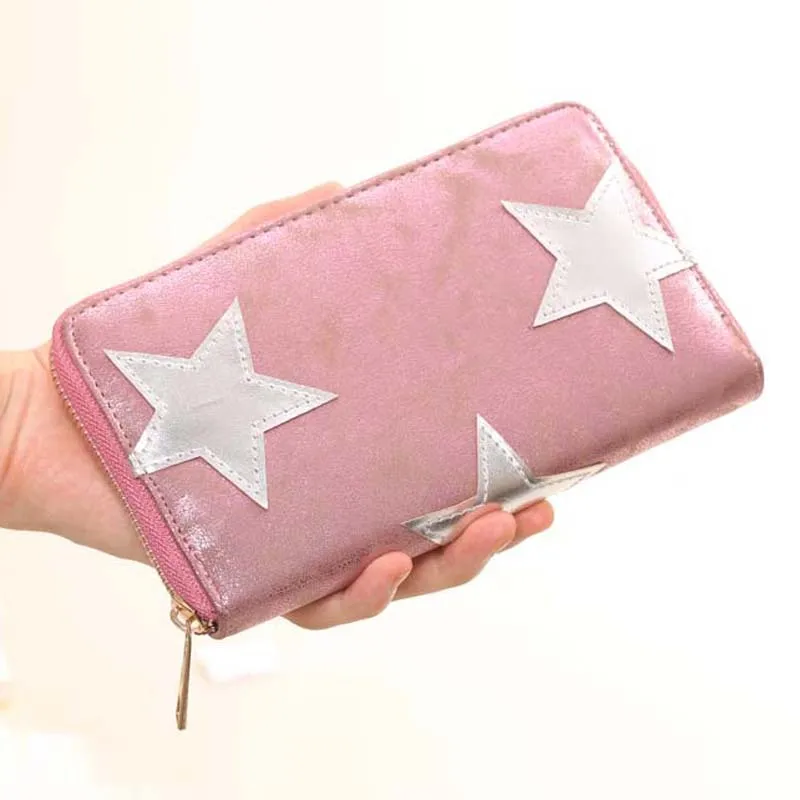  Yehwang Fashion Star Wallets For Women Free Shipping Female Wallets Zipper High Quality Elegant Party Money Bags Holder 500502 