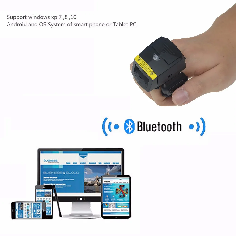 جديد بلوتوث FS02 لبس الطوق 2d ماسح الباركود الليزر usb بطارية ليثيوم أيون للنوافذ ماك ios الروبوت موبايل جديد بلوتوث FS02 لبس الطوق 2d ماسح الباركود الليزر usb بطارية ليثيوم أيون للنوافذ ماك ios الروبوت موبايل
