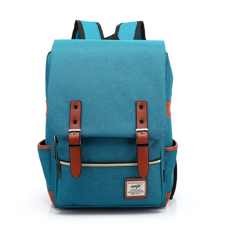 Vintage Unisex Oxford Waterproof Backpacks Large Capacity Men Canvas Travel Bag Women Students School Books Laptop Backpack_voghion.com