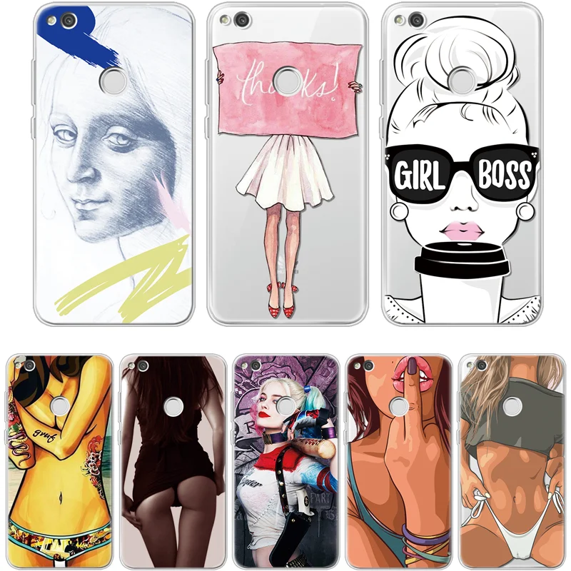 

For Fundas Huawei P20 Lite P8 P9 P10 Plus P Smart Lite mini 2017 Mate S 10 7 8 9 Pro 20 Lite Woman Cover For Huawei P20 Pro Case