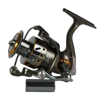 

All metal Fishing Reel 12+1BB 1000 - 6000 series spinning reel for feeder fishing metal handle fishing wheel pesca