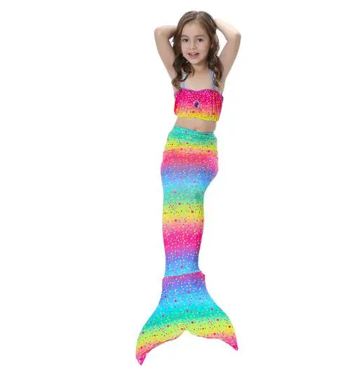 

8 colors Mermaid kid girl princess ariel children swimsuit mermaid Mermaid tail costume cosplay summer beach gift