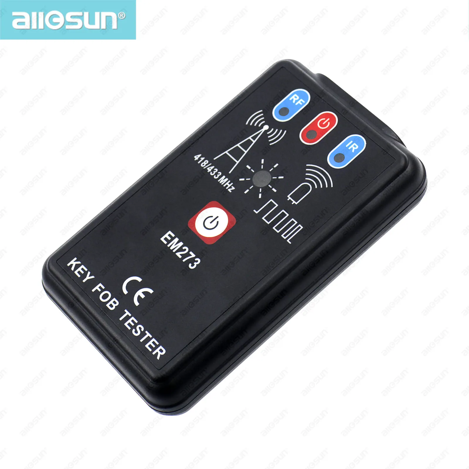 Remote Controller Tester Radio Frequency Keyfob Tester Handheld Portable Infrared Remote Test all-sun EM273