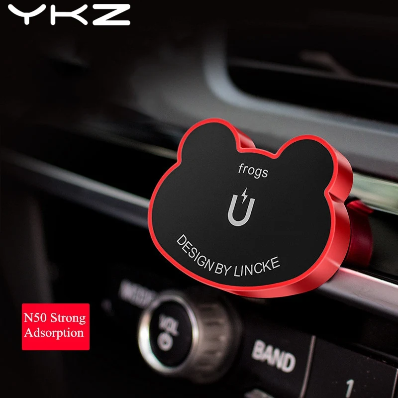 YKZ Car Phone Holder Magnetic Air Vent Mount Mobile Phone