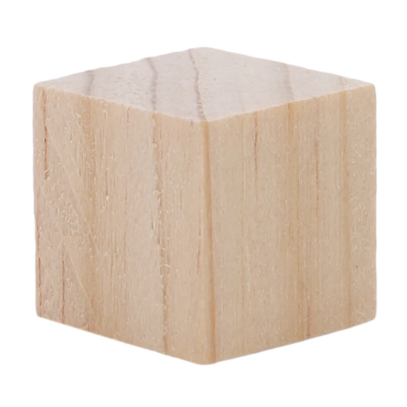 5-50 шт./упак. деревянный куб блоки мастерство стек вырос игрушки башня падает с рисунками из игр подарки натуральный Цвет блоки