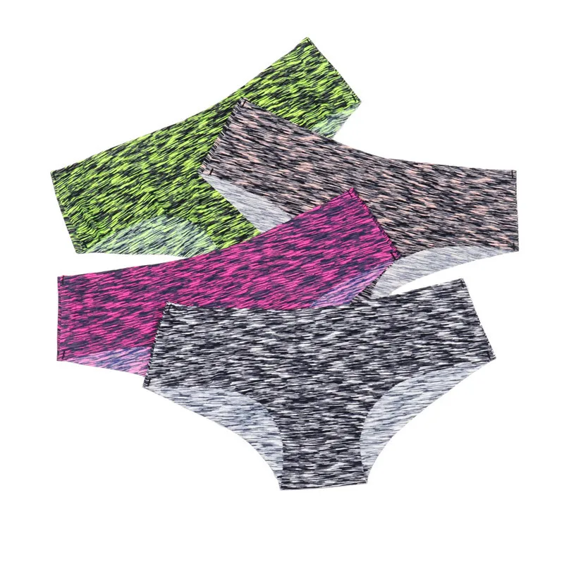 Women's Sexy Seamless Panties Color Striped Bikini Underwear Girls Cotton Comfort Briefs Lingerie Intimates Culotte Femme (1)