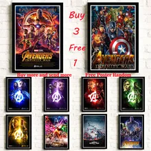 Мстители Бесконечность войны покрытием бумага плакат наклейки на стену для гостиной украшения дома бескаркасные