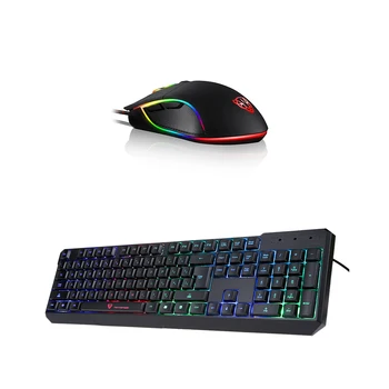 

Motospeed V30 Wired Optical USB Gaming Mouse RGB Backlight 3500DPI Ergonomic Gamer PC Mice+104 keys Keyboard for LOL