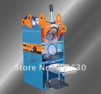 

2016 New 220V Plastic Juice Cup Sealing Machine, Manual Cup Sealing machine, plastic sealing films for cup sealing machine