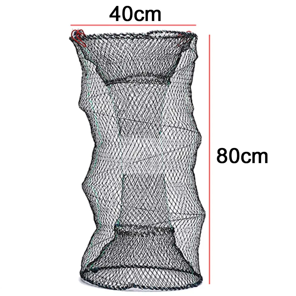 Рыболовная Складная ловушка, литая сеть, краб, раки, ловушка омаров, ловушка для ловли рыбы, рыболовная сеть, угорь, креветка, живая приманка - Цвет: A4