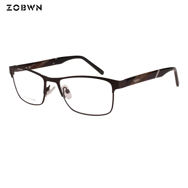 Деловые очки мужские винтажные gafas модные очки высшего качества оправа Lunettes Большие размеры oculos de grau masculino - Цвет оправы: ZB2352 C30