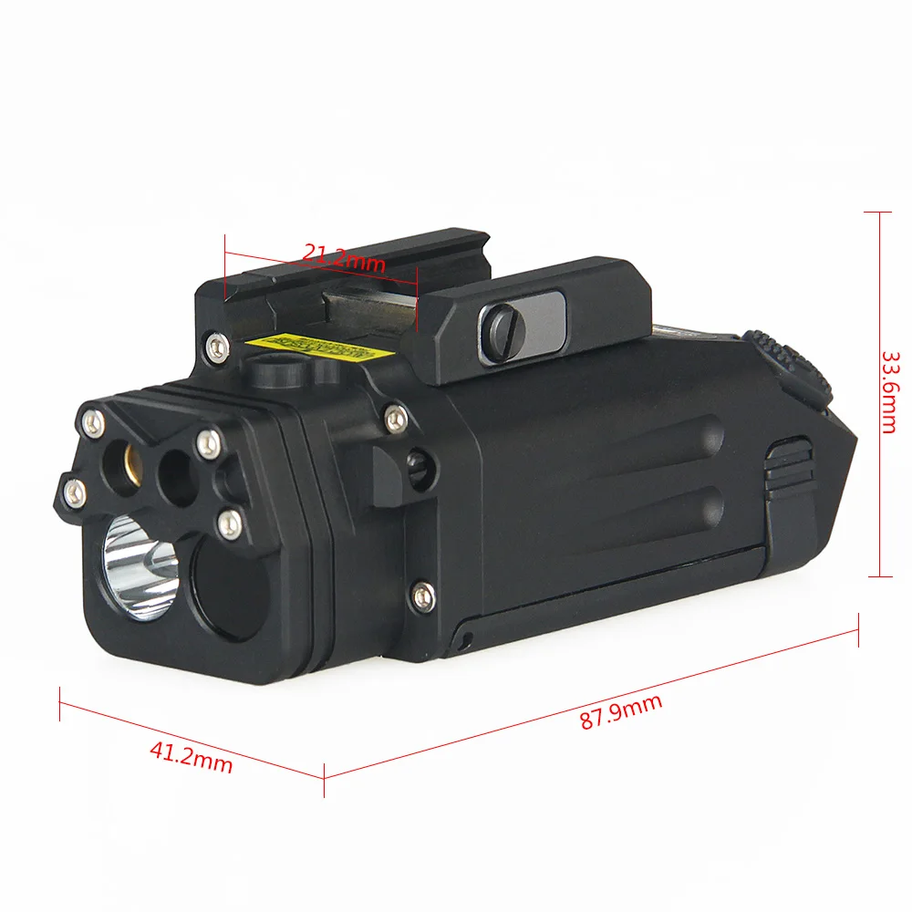 Tactical CNC Making HM SBAL-PL Dual Beam Aiming Laser Pistol Hunting Flashlight
