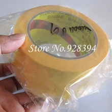 3M244 50 м высокой температуре клейкую ленту для автомобильной живописи Refinish электронная защита маскирования Freeshipping 60 мм