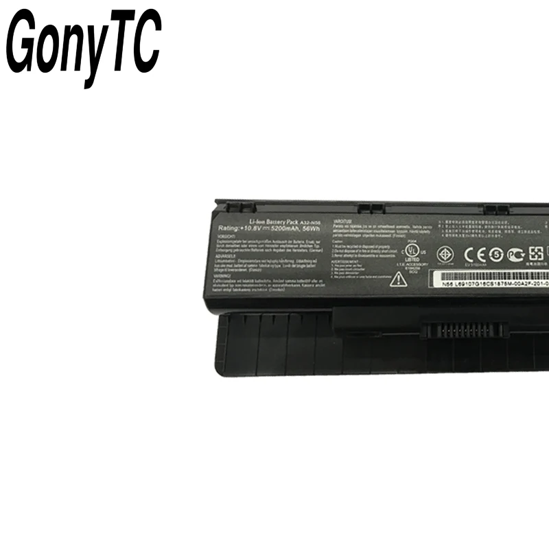GONYTC 10 8 V 5200 мА/ч оригинал A32 N56 Батарея для ASUS N46 N46V N46VJ N46VM N46VZ N56V N56VJ N56VM N76 A31 A33