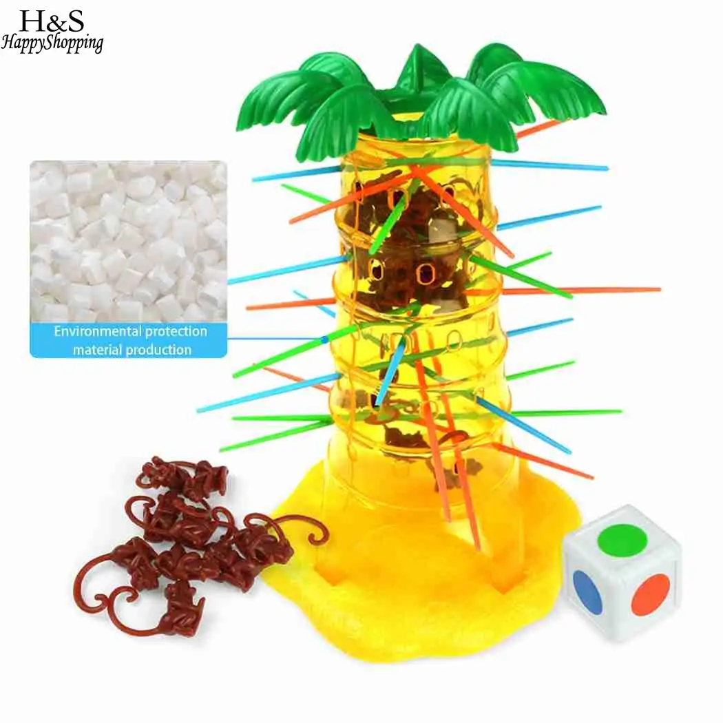 

Early Monkeys Game Kids Tumbling Educational Board Game Toy For Kids Adults Family