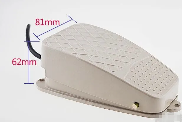 

TFS-3 FS-3 foot switch / foot switch with a line of 10 cm can be extended aluminum shell silver contacts