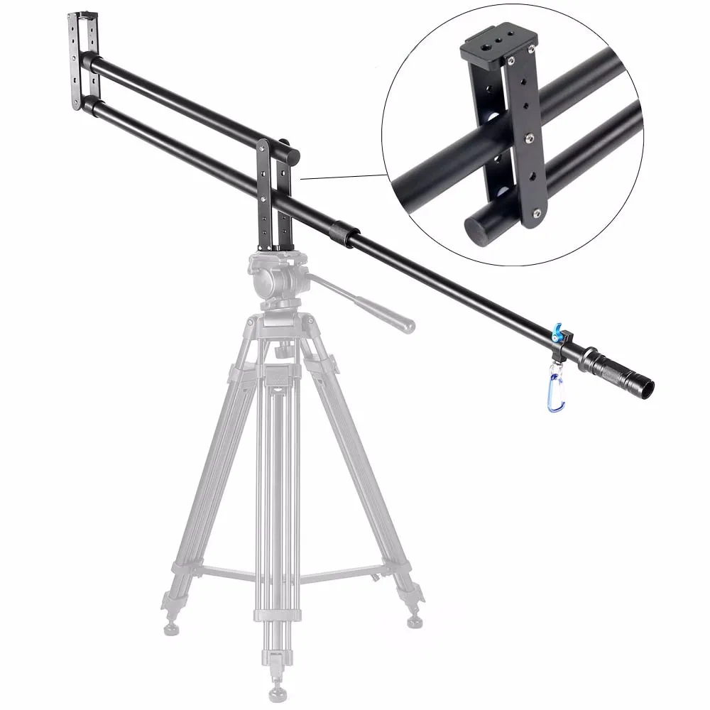 2m Mini Portable DSLR Mini Camera Jib Crane video Arm Crane Camcorder