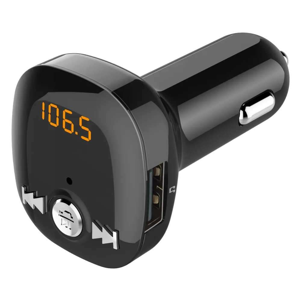 

FM transmitter car MP3 Bluetooth 5.0 receiver car music U disk TF memory card player dual USB car charger voltage monitoring