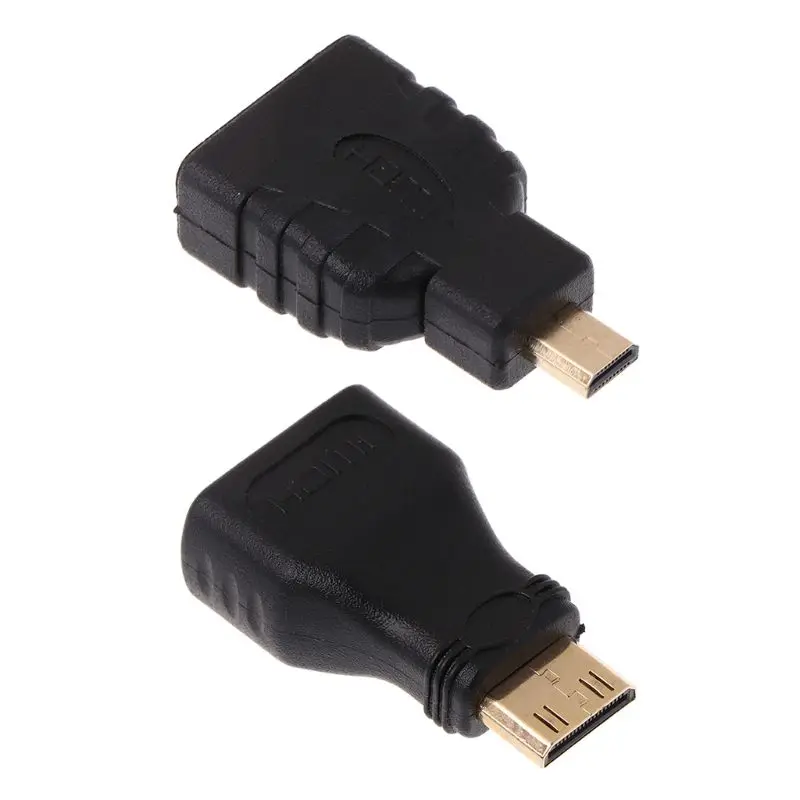 1080P HDMI к Micro HDMI/мини конвертер позолоченный стандартный HD Женский удлинитель
