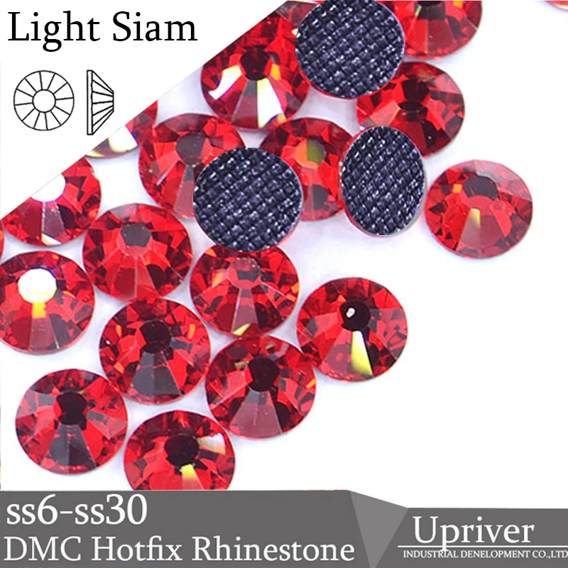A-Bright-Attractive-Strass-Light-Siam-SS6-SS30-Hotfix-Rhinestones-1440pcs-288PCS-For-Wedding-Dress-Accessories