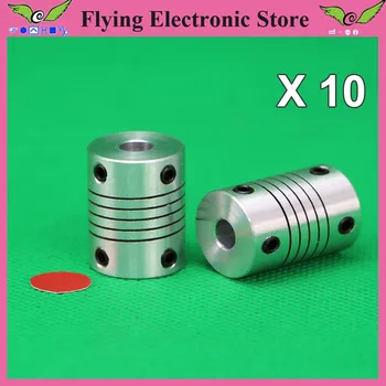 

10pcs/lot 3D printer Stepper Motor Flexible Coupling Coupler /Shaft Coupling 6mm*8mm*25mm flexible shaft