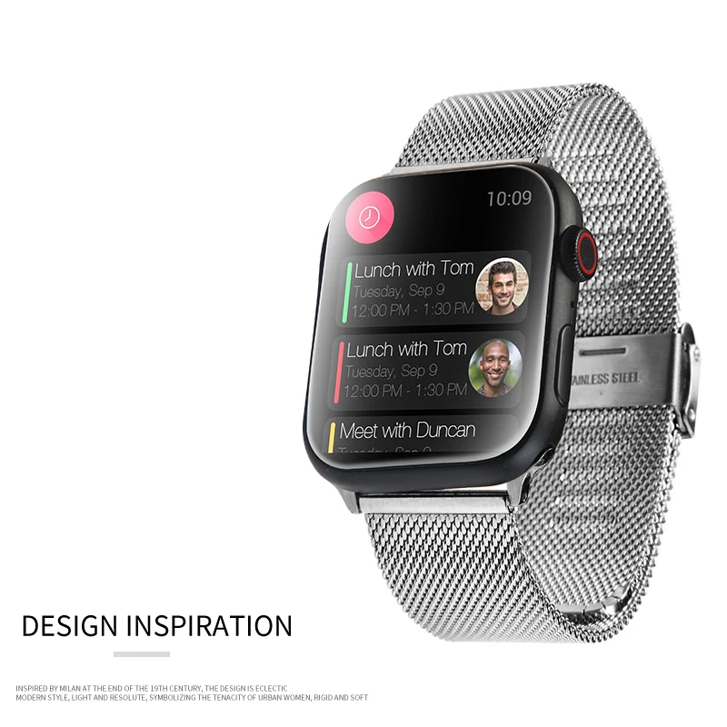 Ремешок из нержавеющей стали для Apple watch band Series 4 3 2 1 браслет наручных часов correa aplle