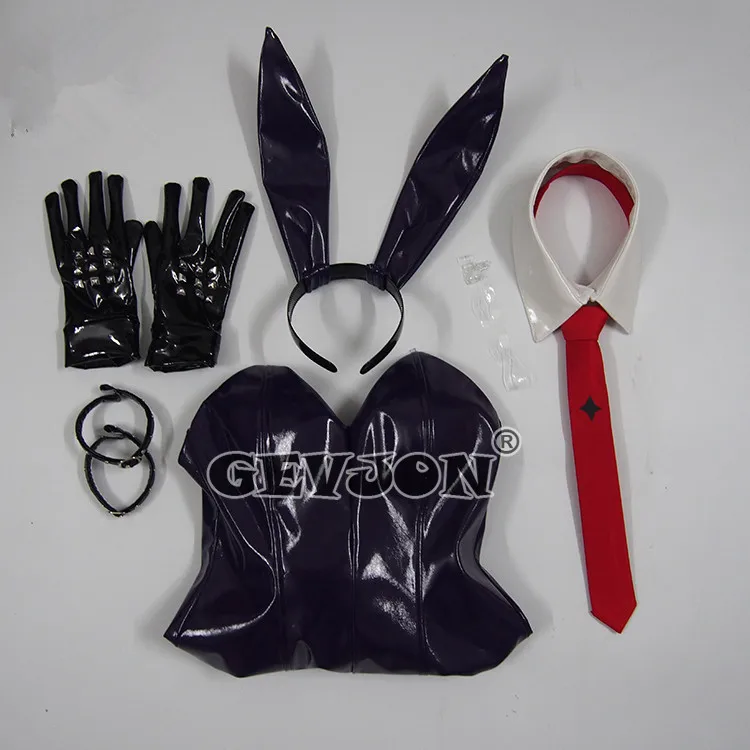 Аниме Danganronpa: Trigger Happy Havoc Косплей kirigri Kyouko Bunny девушка косплей костюм сексуальный костюм