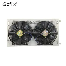 Универсальный алюминиевый конденсаторный Вентилятор охлаждения радиатора в сборе 12 ''x 23'' для горячего уличного удилища автобуса грузовика пикапа кондиционера