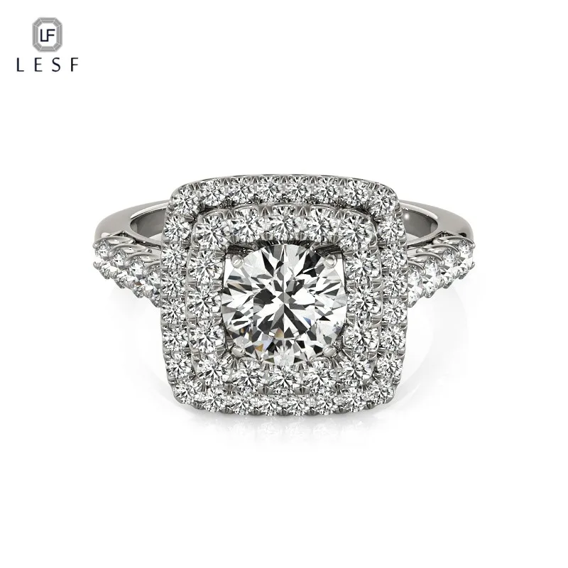

LESF 2018 New 100% 925 Sterling Silver Lavish Sparkling Ring, Finger Ring for Women Sterling Silver Jewelry