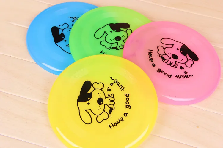 Летающий диск игрушки для щенков диаметр 20 см летающие диски для собак случайный цвет