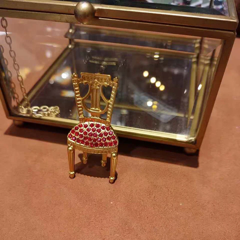 Бутик amorita стул трехмерный дизайн булавка модная брошь