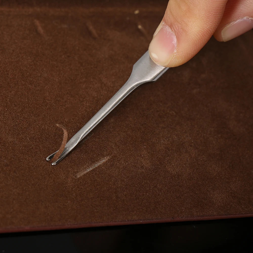 Leather Craft Tools Leather Sewing Tools U+V Shaped Leather Stitching Skiving Tool Kit