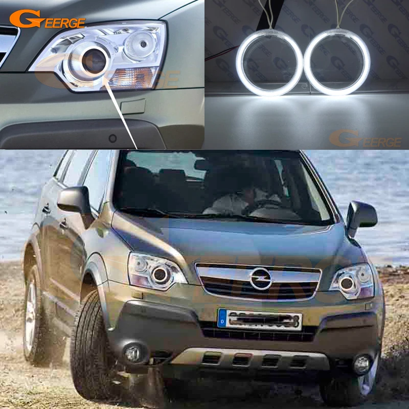 

For Opel Antara 2006 2007 2008 2009 2010 xenon headlight Excellent Ultra bright illumination CCFL Angel Eyes kit Halo Ring