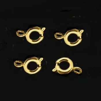 

Free shipping 12PCS Gold Clasp Jewelry Accessories 6mm DIY Jewelry Findings FKF001-19