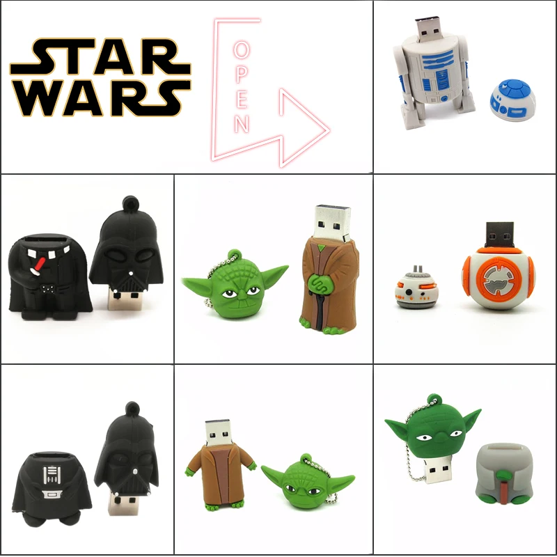 USB флеш накопитель darth vader 4 ГБ 8 16 32 64 ГБ|USB флэш-накопители| |