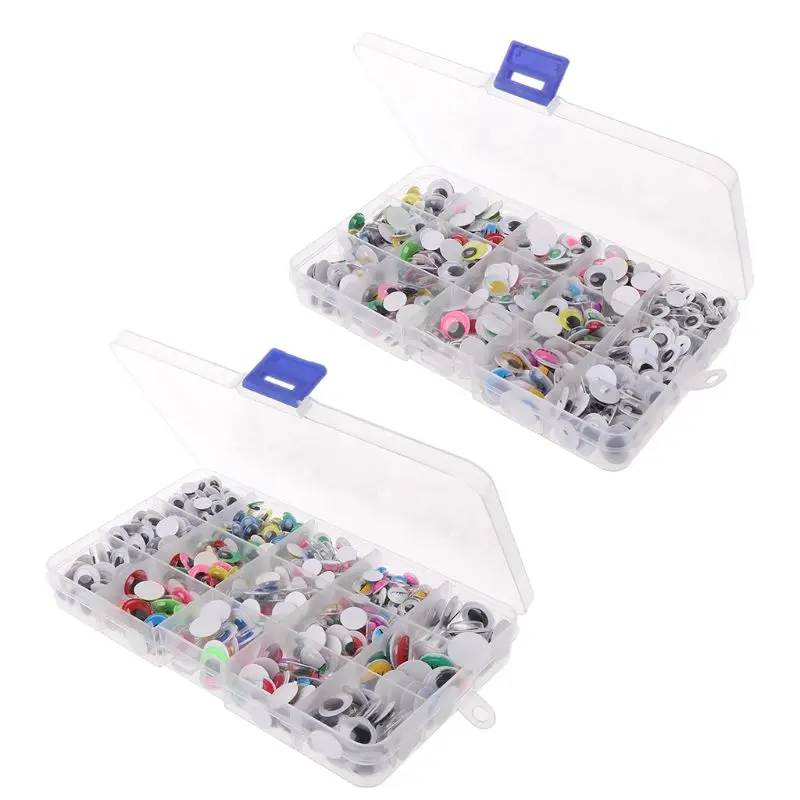 

600pcs Plastic Safety Doll Eyes Activities Moving Eyeball For Bear Doll Puppet Dolls Accessories DIY Crafts