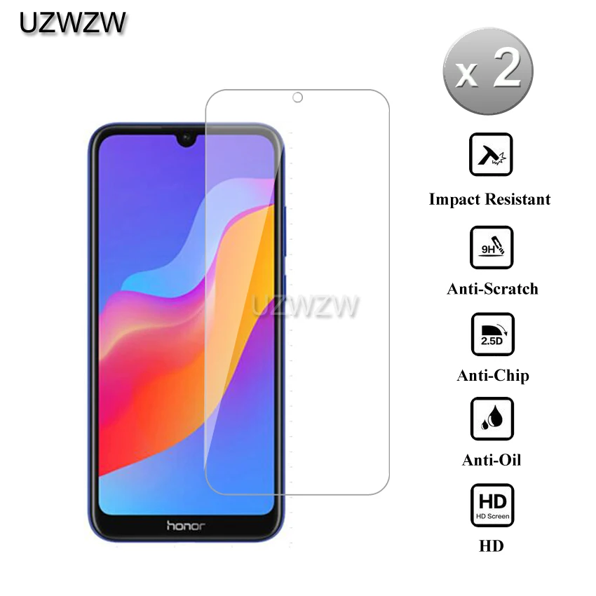 

2pcs For Huawei Honor 8A / Honor 8A Pro 2.5D Premium Tempered Glass Screen Protector Protective Glass For Huawei Honor 8A Glass