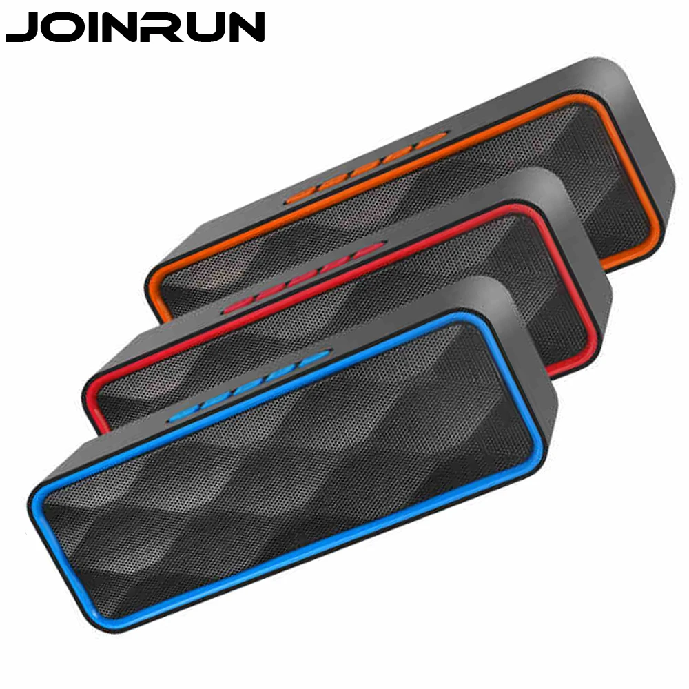 

Joinrun Wireless Bluetooth Speaker Portable Handsfree USB TF Card FM Radio Stereo Sound Double Speaker Subwoofer Player