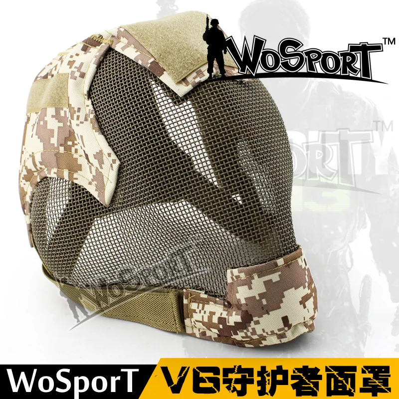 

2019 New Military Airsoft Paintball Masks Tactical Steel Mesh Full Face MA-19 Mask for Army Outdoor Paintball huntingAccessories